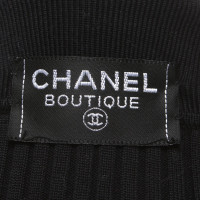 Chanel Oberteil aus Baumwolle in Schwarz