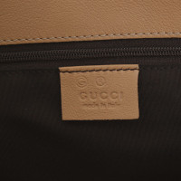 Gucci Lederhandtasche in Beige