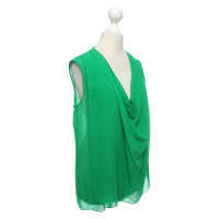 Saint Laurent Top Silk in Green