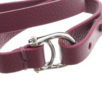 Aigner Leather bracelets in brown / fuchsia