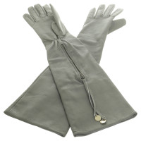 Schumacher Leather gloves with zipper