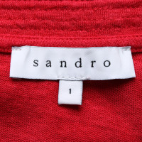 Sandro Top Linen in Red