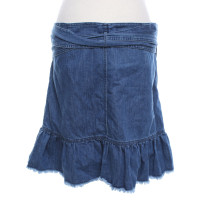 Isabel Marant Etoile Skirt Cotton in Blue