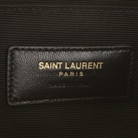 Saint Laurent clutch with woven pattern