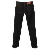 Y 3 Flared Jeans in Dunkelblau