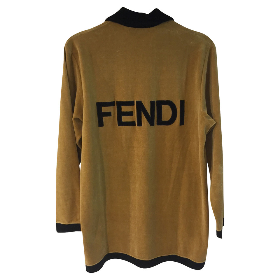 Fendi Capispalla in Cotone in Marrone