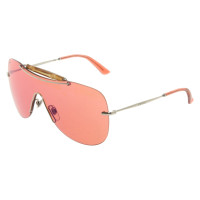 Gucci Lunettes de soleil en argent / rouge