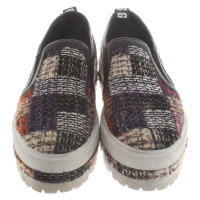 Msgm Slip-ons with bouclé elements