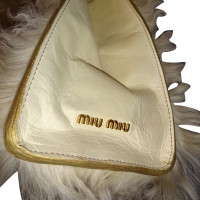 Miu Miu Handtasche mit Lammfellbesatz