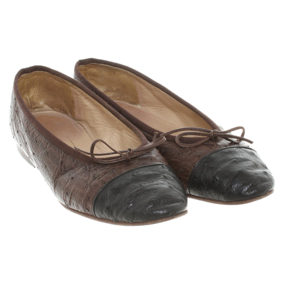 Unützer Slippers/Ballerinas Leather in Brown