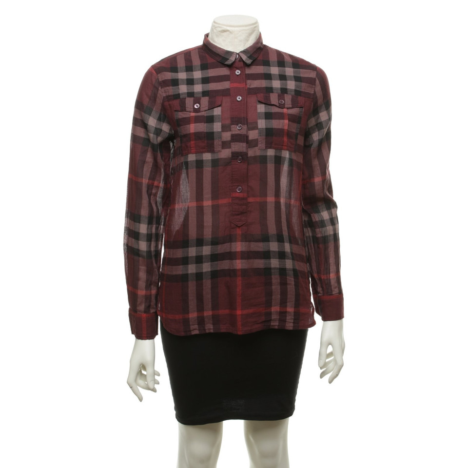 Burberry Blouse with plaid pattern