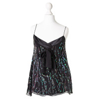 Diane Von Furstenberg Top avec des paillettes