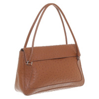 Les Copains Handbag in ostrich leather look