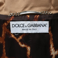 Dolce & Gabbana Anzug aus Baumwolle in Braun