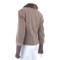 Nusco Wool jacket with Rhinestone/mink