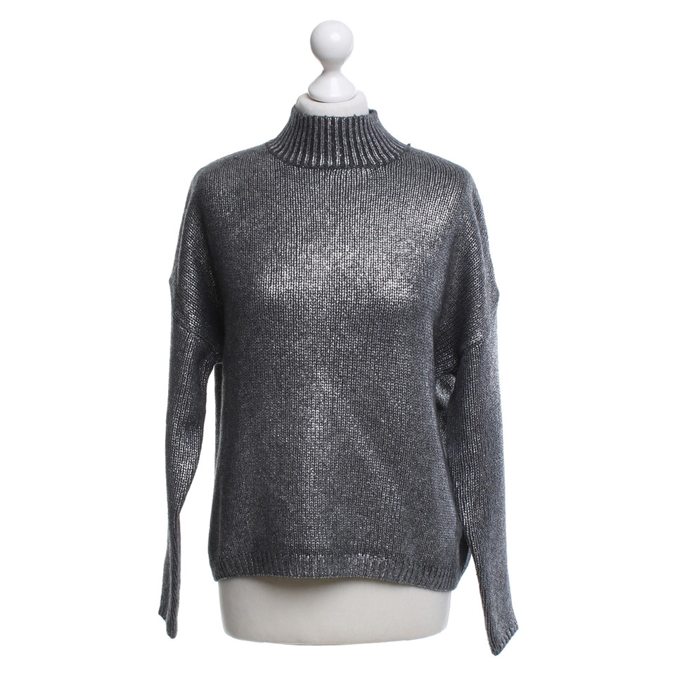 Ffc Pullover in Silber-Optik