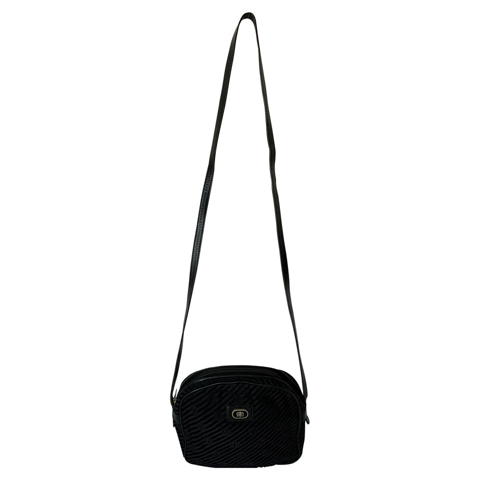 Emilio Pucci Shoulder bag Cotton in Black