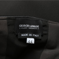 Giorgio Armani Kleid aus Seide in Khaki