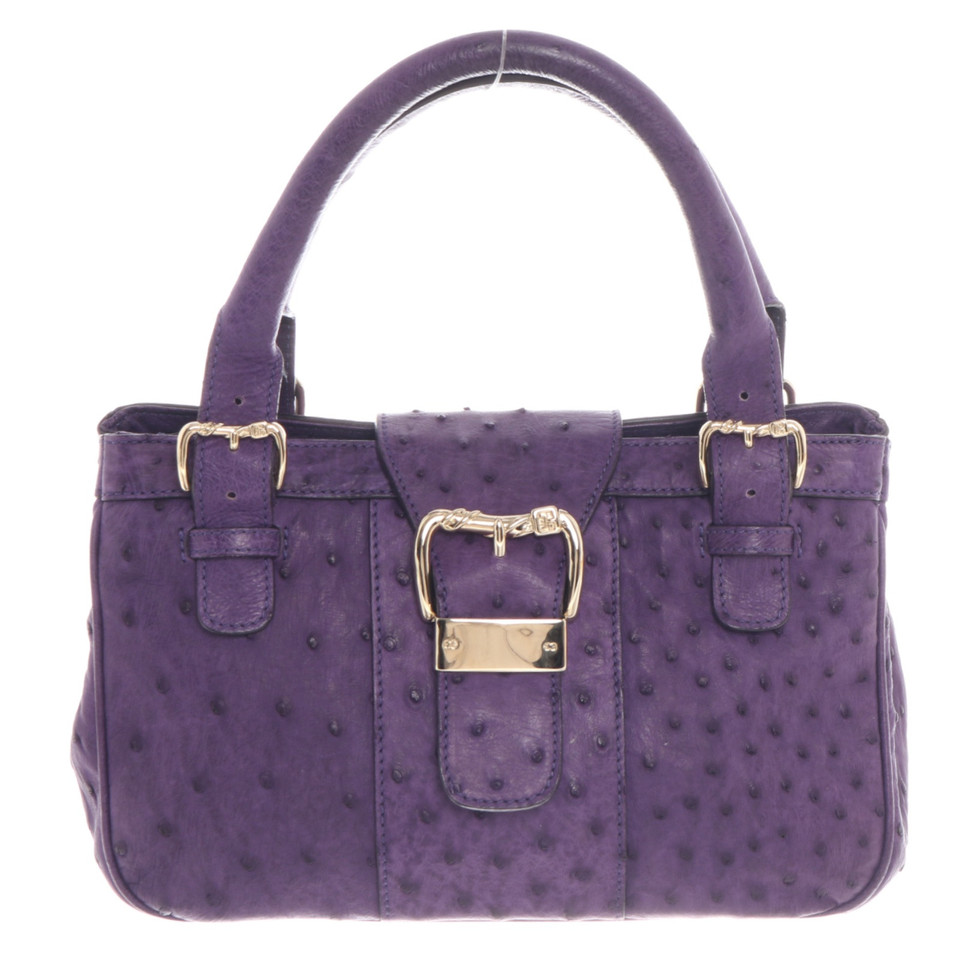 Escada Handtasche aus Leder in Violett