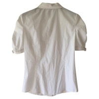 Max & Co Kurzarm-Bluse in Weiß