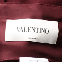 Valentino Garavani Dress Silk in Bordeaux