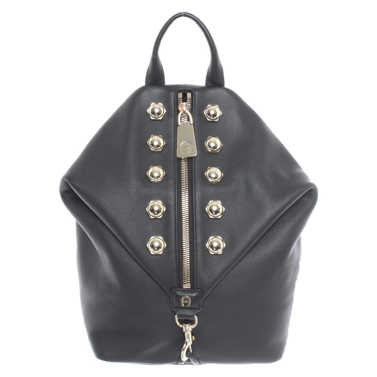Aigner Backpack Leather in Black - Second Hand Aigner Backpack Leather in  Black gebraucht kaufen für 180€ (5579005)