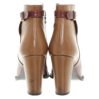 Dries Van Noten Ankle boots in bordeaux / brown