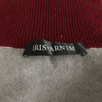 Iris Von Arnim Sweater in grey / Bordeaux