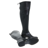 Max Mara Thigh high boots in black