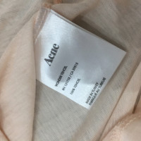Acne T-shirt in nude