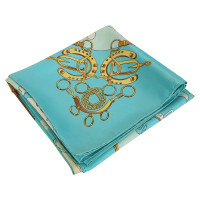 Hermès Scarf/Shawl Silk in Turquoise