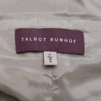 Talbot Runhof abito color argento