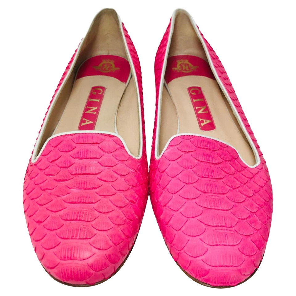 Gina Slippers/Ballerinas Leather in Pink