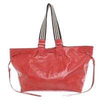 Isabel Marant Shopper Leather in Red