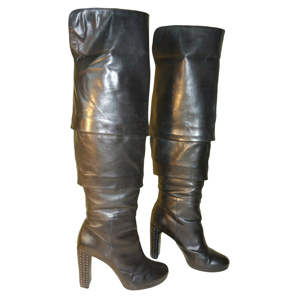 Kenneth Cole Boots Leather in Black