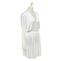 Halston Heritage Kleid aus Jersey in Weiß