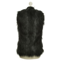 H&M (Designers Collection For H&M) Gilet de fourrure en noir