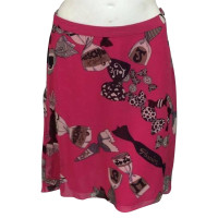 Moschino Skirt Silk in Pink