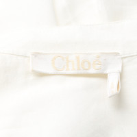 Chloé Robe en Coton en Blanc