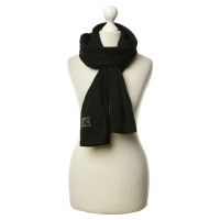 Escada Knitting scarf in black