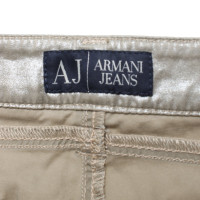 Armani Jeans Jeans au look métallique