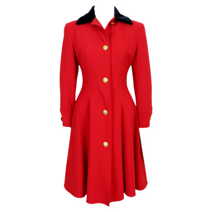 Genny Kleid aus Wolle in Rot