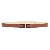 Elisabetta Franchi Ceinture en Cuir en Marron