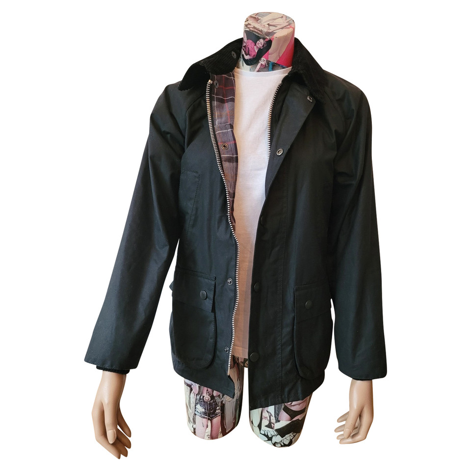 Barbour Giacca/Cappotto in Cotone in Nero