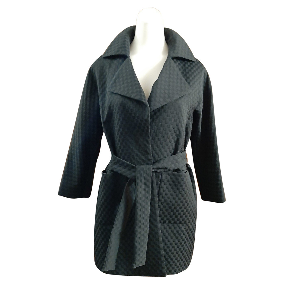 Roberto Cavalli Jacket/Coat Silk in Black