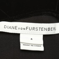 Diane Von Furstenberg Robe en velours noir