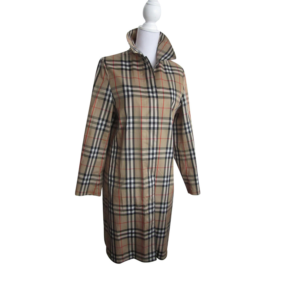 Burberry Rain coat with Nova check pattern - Buy Second hand Burberry ...
