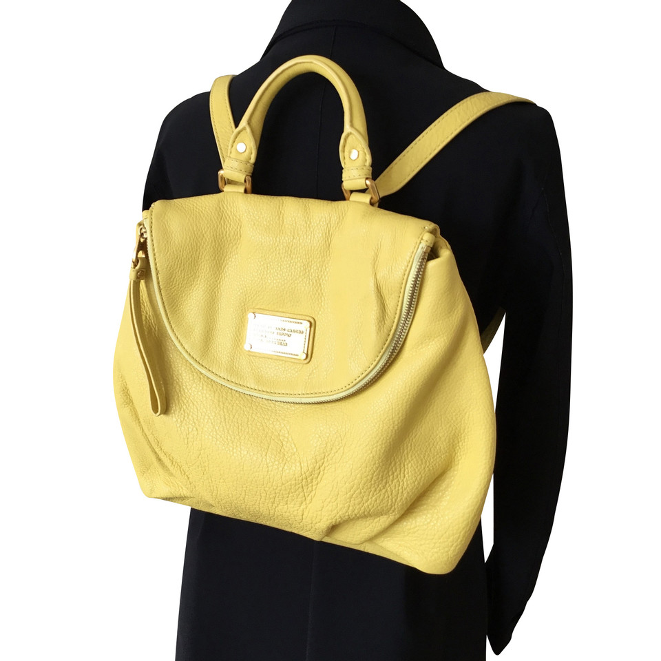 Marc By Marc Jacobs Backpack Leather in Yellow