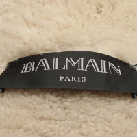 Balmain Lambskin jas in bruin