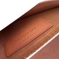 Saint Laurent Cabas Clutch Leather in Nude